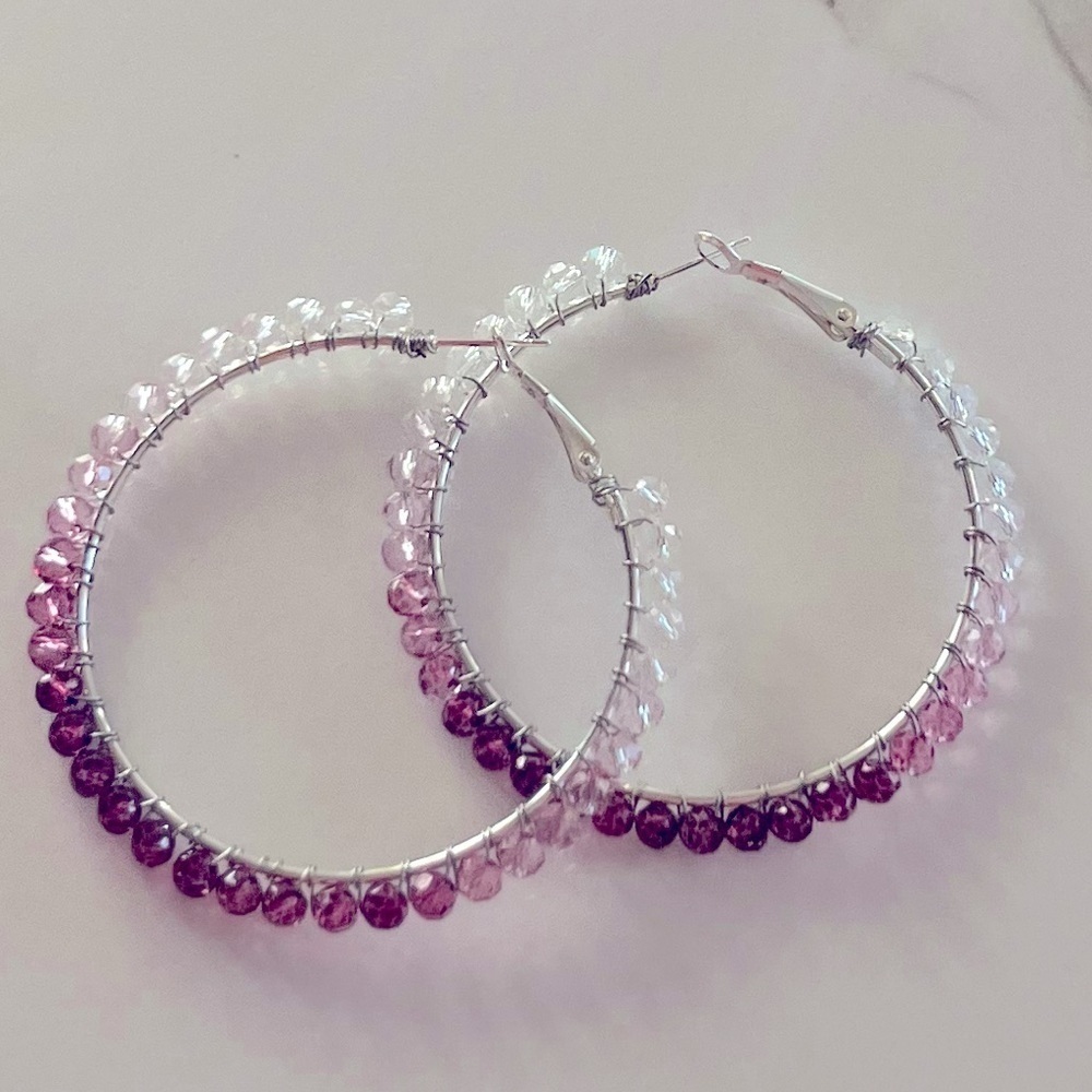 Handmade Beaded Earrings - Picture 7 of 9